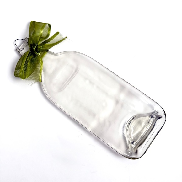Glass Wine Bottle Tray Recycled Glass - Picture 1 of 1